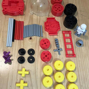 Tinkertoy Space Explorer Set‎ Vintage 1995 Playskool Near Complete